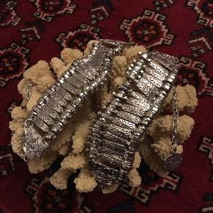 Silver boho bracelets